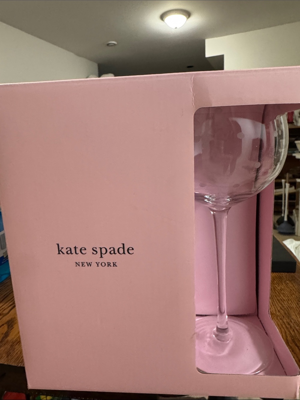 Kate Spade boxed glass